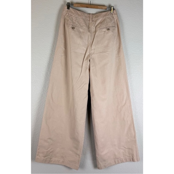 Madewell NWT Harlow Wide-Leg Pant Beige, size 8 - Picture 4 of 12